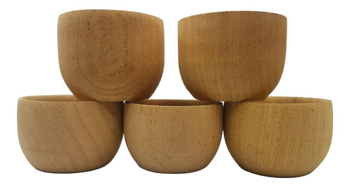Cazuela Cuenco Dip Picada Salsas De Madera 8 Cm Para Pintar