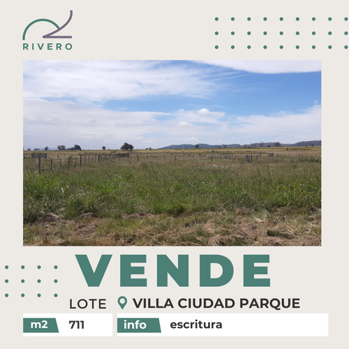 Lote En Venta Villa Ciudad Parque Los Reartes