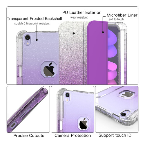 Timismo Para iPad Mini 7 A17 Pro Case, Mini Generación De Ip