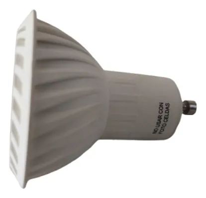 Bombillo Led Gu10 Ojo De Buey 6w Luz Calida 3000k Hyundai