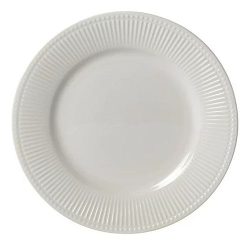 Vajilla Porcelana Con Relieve 16 Piezas 4 Persona Metro Home