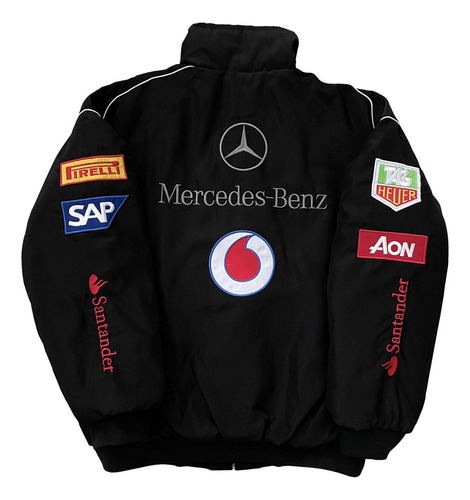 Chaqueta Traje Carreras De F1 Informal Con Bordado Completo