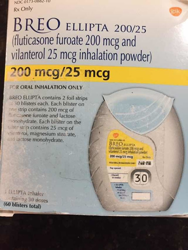 Fluticasone Fuorate Y Vilanterol 0 25 Mcg Mercado Libre Fluticasone Fuorate Y Vilanterol 0 25 Mcg Mercado Libre