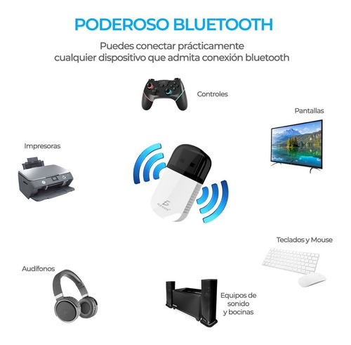Adaptador Wifi Bluetooth A Usb Inalámbrico 5g Alta Potencia