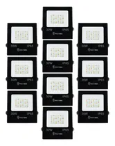 Comprar Reflectores Led 30w Rgb Exterior Control Remoto Pack X 10