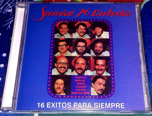 Cd Nuevo, Sociedas 76 Orchestra 16 Exitos Para Siempre Salsa