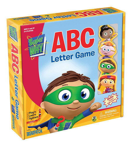 Briarpatch Super Why Abc Game Pbs Kids Early Reading & Sp...