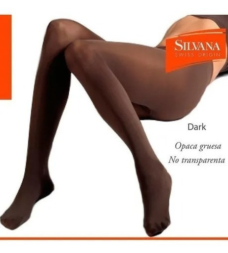 Medias Panty Ultraopaca Dark Silvana 6235 