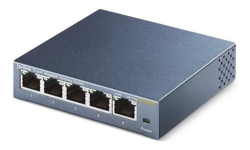 Imagen 1 de 10 de Switch Tp Link Tl-sg105 5 Puertos Gigabit Mbps Metal