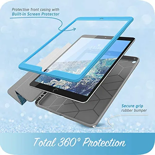 Funda iPad 10.2 I-blason Cosmo Protector Soporte Mármol Azul