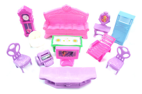 Set De Juegos Para Casas De Muñecas, 22 Unidades, Muebles De