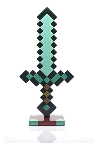 Producto Generico - Minecraft Diamond Sword - Lámpara De N.