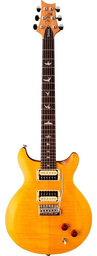 Guitarra Eléctrica Prs Se Santana Sasy Yellow Con Funda