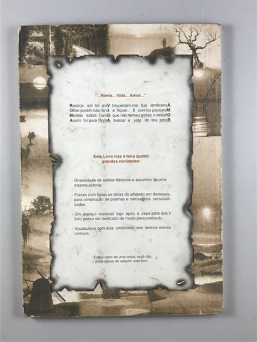 Livro Enlevos Da Inspiração ...uma Semente Literária... Paulo David Cavalcante 1ª Edição Editora Inspiração - D2