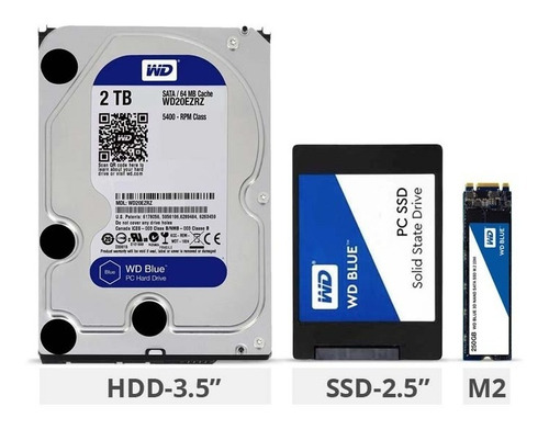 Disco Duro Ssd M2 - Western Digital Blue Sata 3 - 500gb