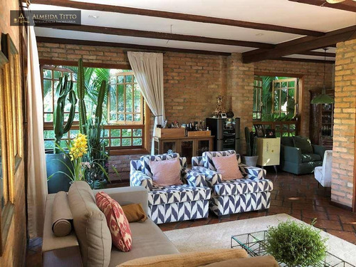 Excelente Casa À Venda No Recanto Impla, Carapicuíba. 4 Suítes, 4 Vagas, Gourmet E Piscina! - Ca1817