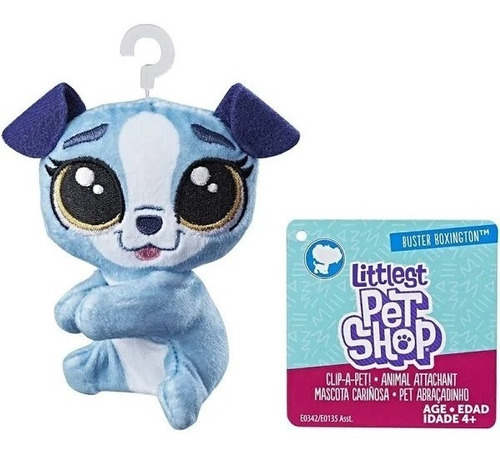 Peluche Littlest Pet Shop Mini Pack De 4 Con Clip 11 Cm