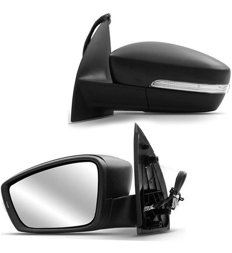 Par Retrovisor Gol G6 2013 2014 2015 2016 Preto Com Pisca