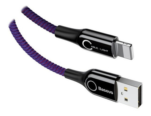 Cable Usb A - Lightning 1m Baseus Apagado Inteligente