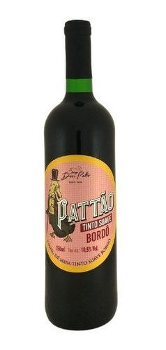 Imagem 1 de 1 de Vinho Tinto Suave Bordô 750ml - Don Patto