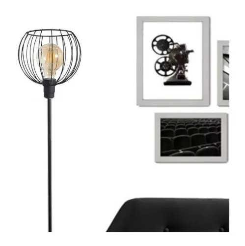 comprar Luminária Piso Globo Skyshow +lampada Led Abajur Chão Coluna