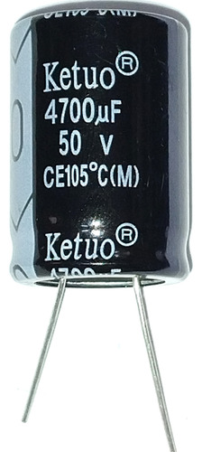 4 X Capacitor Eletrolítico 4700uf X 50v 105°c  4 Peças