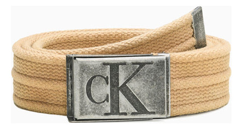 Cinto Masculino Cadarço Calvin Klein Jeans - Caqui Claro Tamanho S