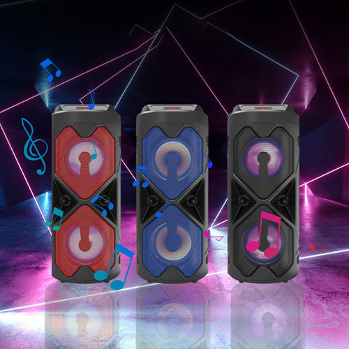 Altavoces Bluetooth, Con Luces, Altavoces De Baile, Enchufe