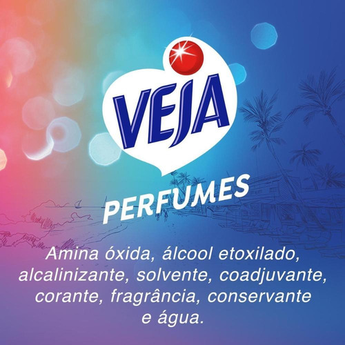 Imagem 5 de 7 de Limpador Perfumado Veja 2l Lavanda C/30% Desconto