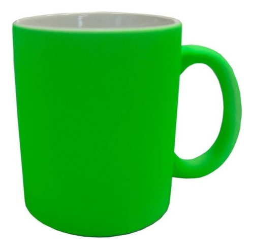 Taza Fluo Para Sublimar Con Caja Individual 