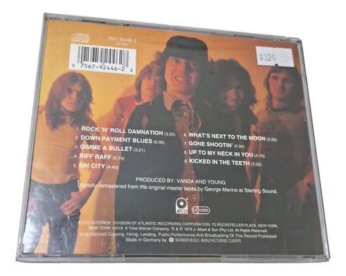 Ac / Dc Powerage Cd Germany Remasterizado