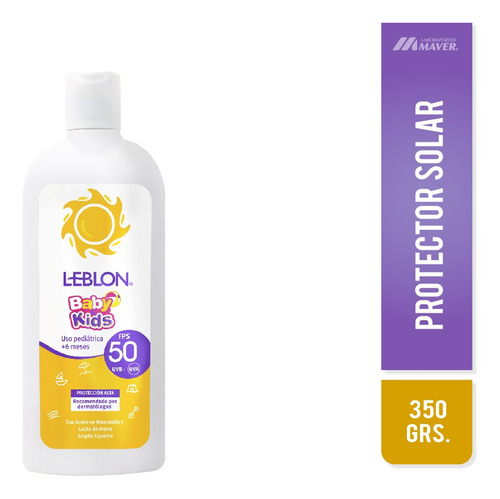 Leblon Baby&kids F50 Ae Fco 350g Prot Solar Amplio Especto