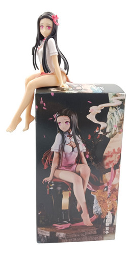 Figura Nezuko Sentada 13cm Demon Slayer ¡ Inmediato