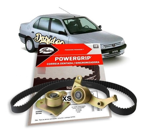 Kit Distribucion Peugeot 306 405 205 Diesel 1.9  Sin Bomba