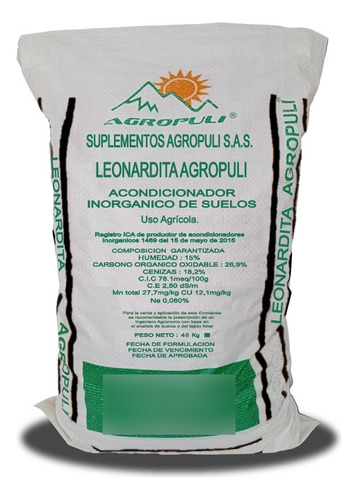 Leonardita Agropuli X 15 Kg