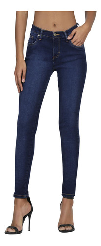 Pantalon Jeans Skinny Cintura Alta Lee Mujer 02m2