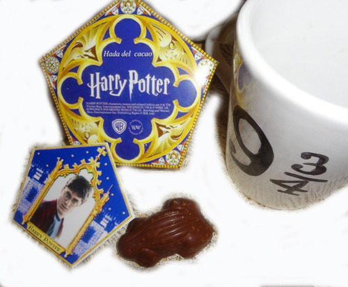 Imagen 2 de 8 de Rana De Chocolate + Grajeas De 35 Gr Harry Potter