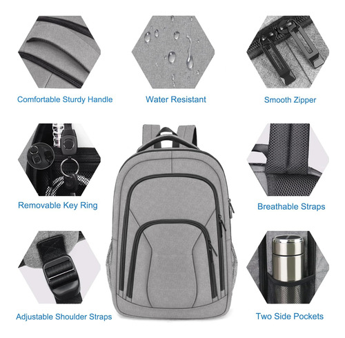 Mochila Grande Para Computadora Portátil De Viaje, Mochila Y