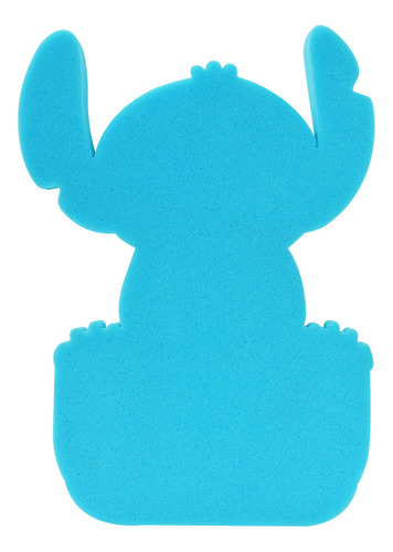 Esponja Antiderrapante Para Baño Disney Stitch Color Celeste