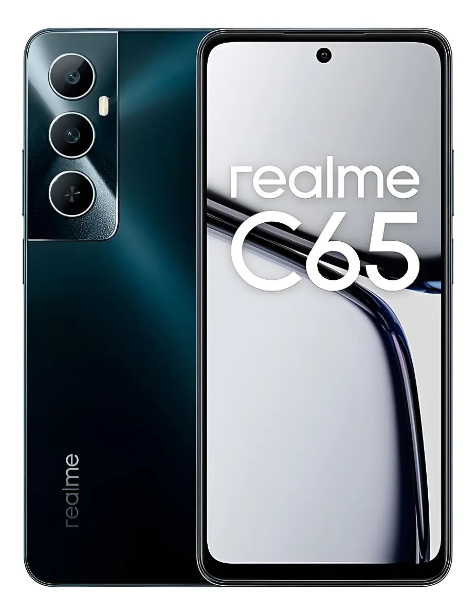 Teléfono celular Realme C65 NFC 256gb 8gb Ram - Resistente al agua, color negro