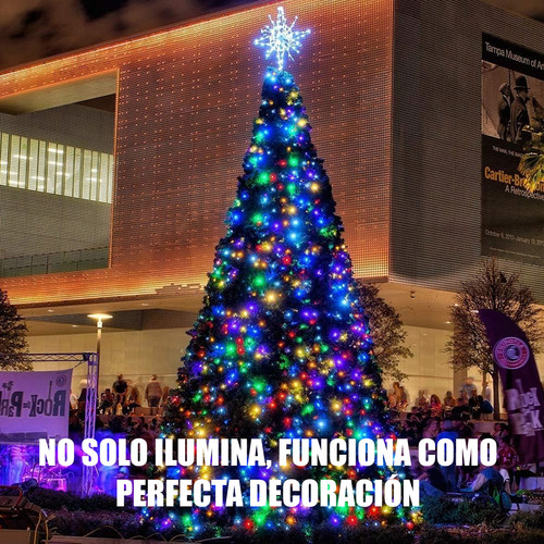 Pack X3 Luces Led Navidad Guirnalda Luces Multicolor 100 Led