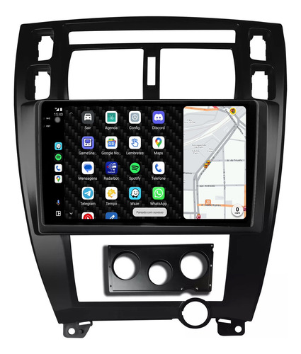 Multimidia Tucson 06/16 9p Adak Octacore Android Carplay 6gb
