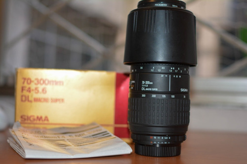 Objetivo Sigma 70-300mm/f4-5.6 Dl Macro ( Para Nikon )