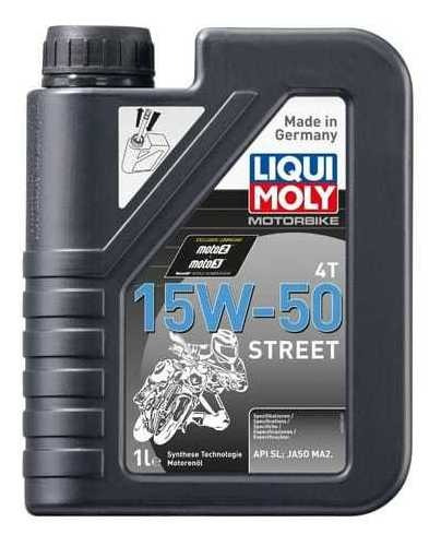 Aceite Liqui Moly 15w-50 Sintético Street 