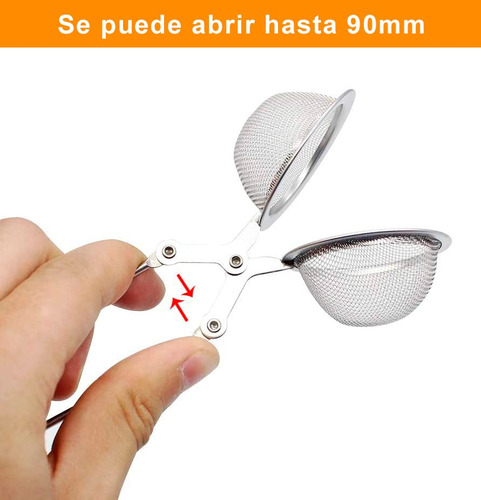 Set De 4 Infusor De Té Acero Inoxidable, Colador De Té De