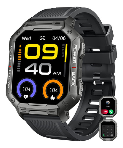 Smart Watch For Men Fitness Tracker: Bluetooth (answer/make.