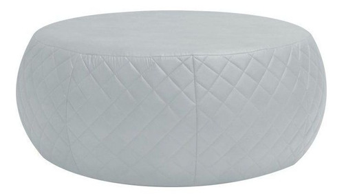 Puff Cleo 105cm Trêsse Corano Branco - Gran Belo Decor