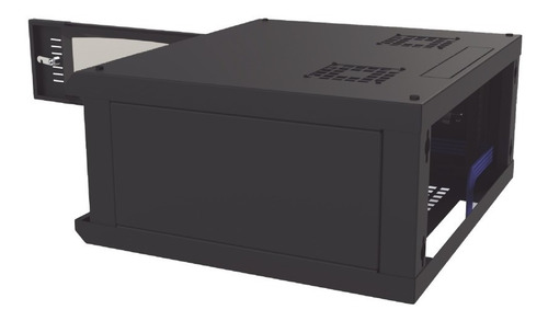 Gabinete Pared Puerta Cristal Rack 19 4ur Sr-1904-gfp Vr2