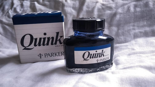 Parker Quink Solv-x,  Tinta Color Azul  2fl Oz - 57 Cc 