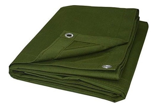 Cartman Olive Drab 10 Oz Canvas Tarpaulin 3 Tamanos Para La